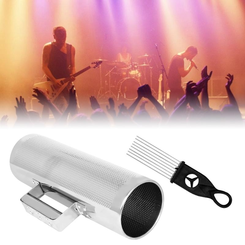Guiro Scraper Instrument - Strumento Guiro professionale in metallo con