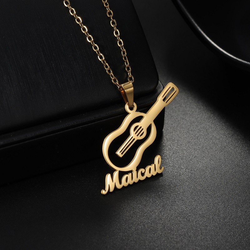 Musical Instrument Name - Nuova Collana con Ciondolo a Forma