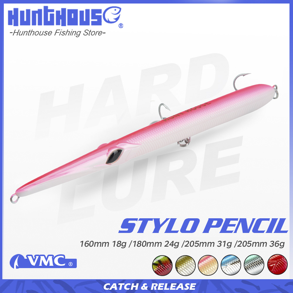 Rain Stick Percussion - Hunthouse Stylo 160/180/205mm 18/24/31/36g Esche Artificiali