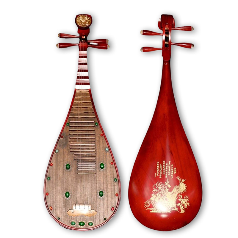 Musical Instrument Lute - 104 centimetri Paulownia Legno Pipa Principianti
