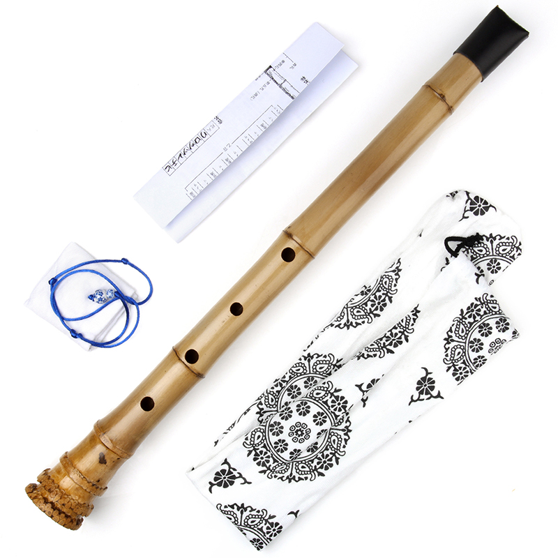 Musical Instrument Lute - Flauto verticale in bambù con Shakuhachi,