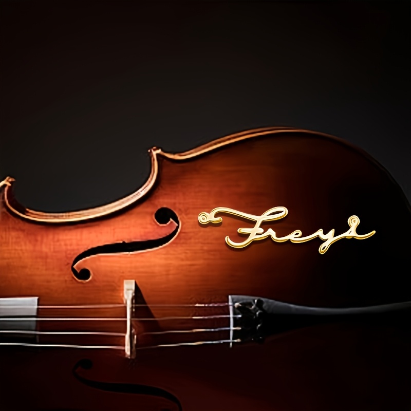 Musical Instrument Name - Targhette decorative personalizzate con nomi, targhette