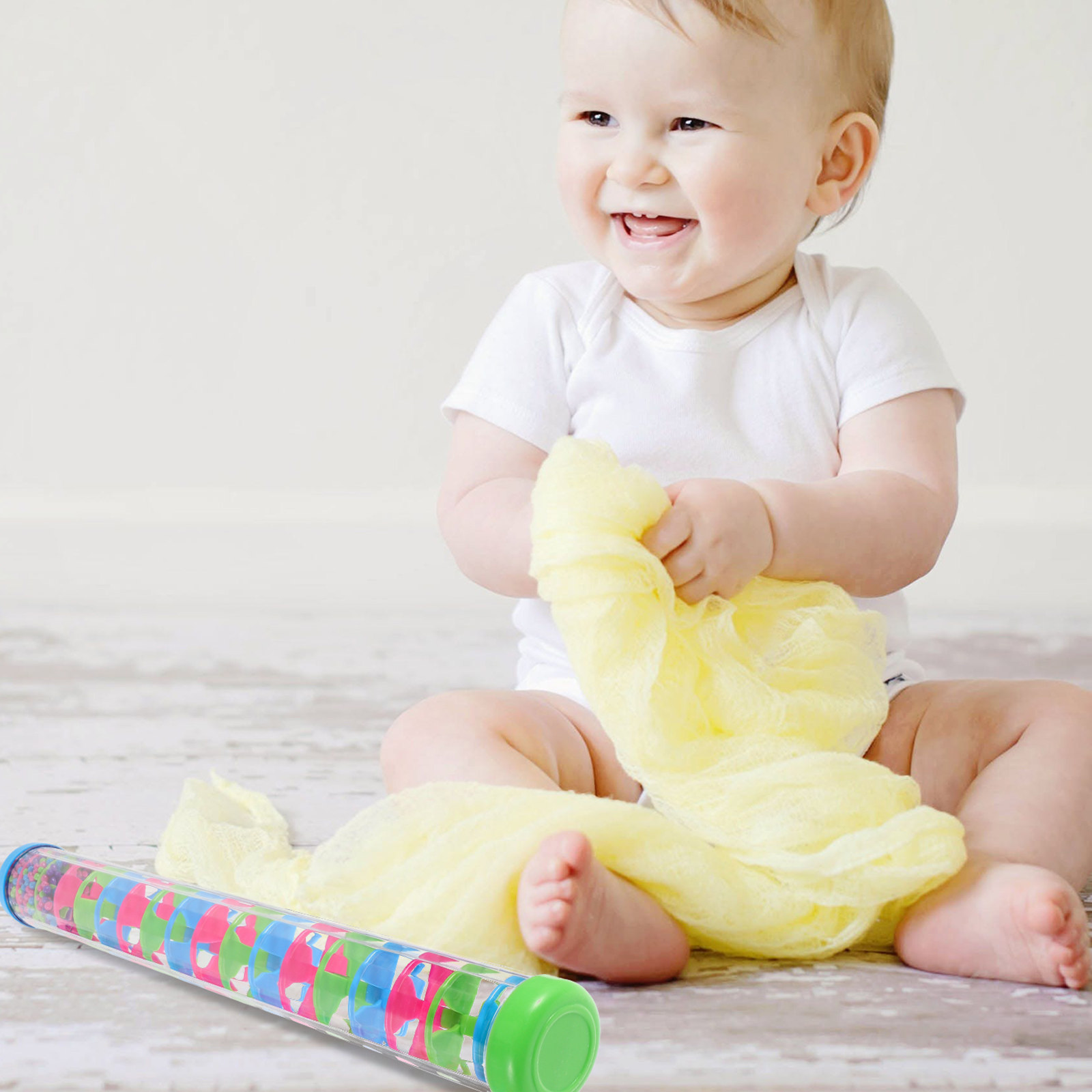 Rain Stick Percussion - 2 Pezzi di Bastoncini a Pioggia