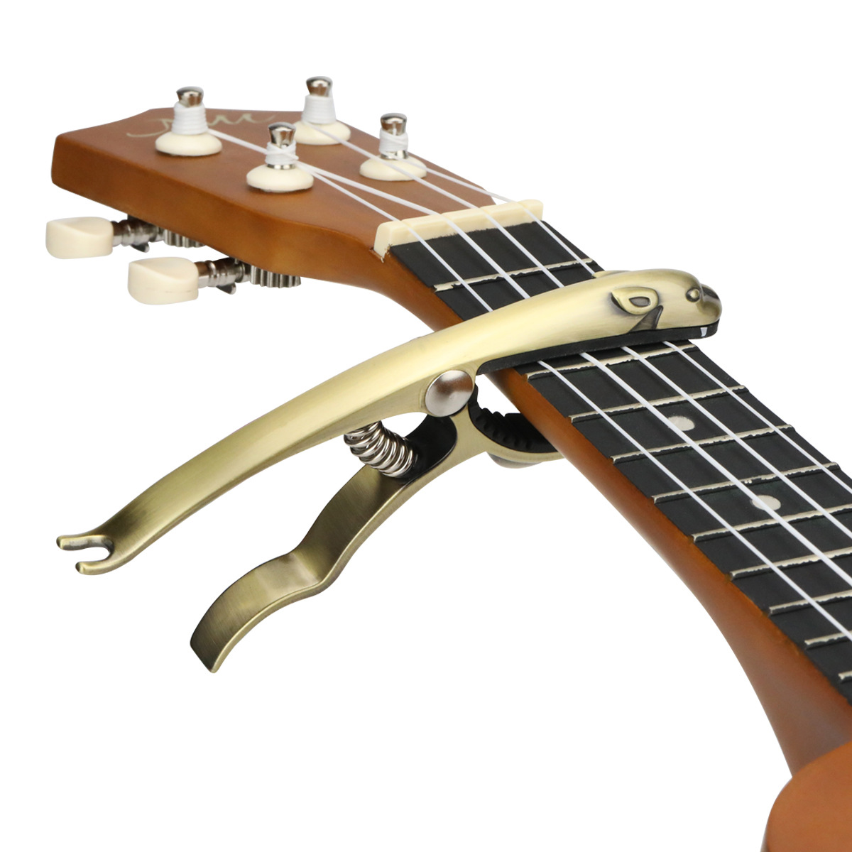 Acoustic Guitar Dreadnought - Capotasto per chitarra professionale in metallo,