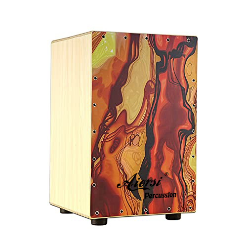 Cajon Box Drum - Cajon in Legno Colorato, Strumento a