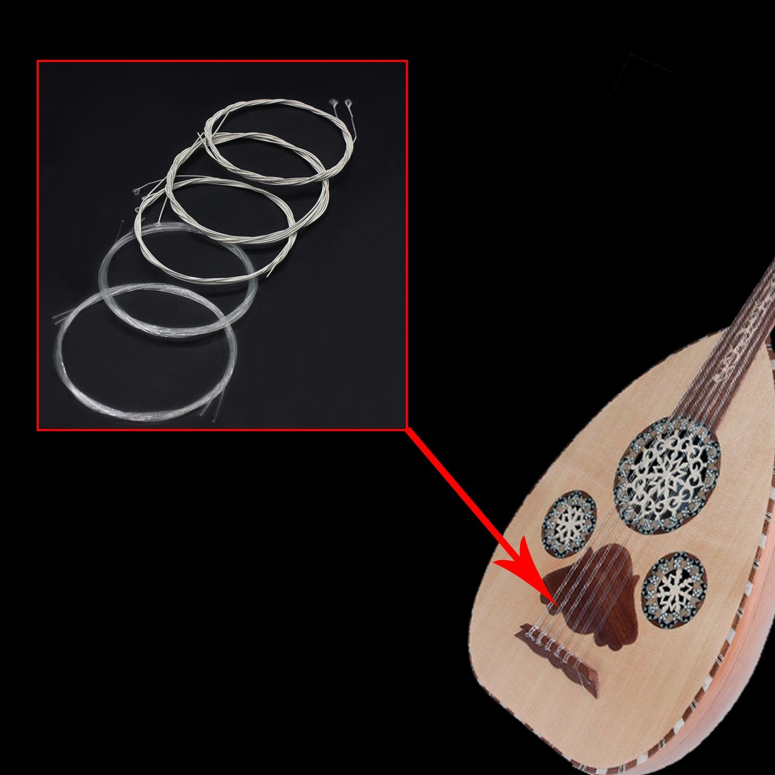 IRIN Oud Strings turchia Oud A - Musical Instrument Lute recensione e prezzo