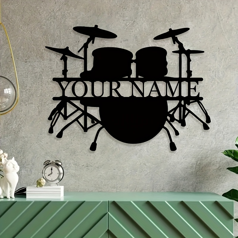 Insegna da Parete in Metallo P - Musical Instrument Name recensione e prezzo
