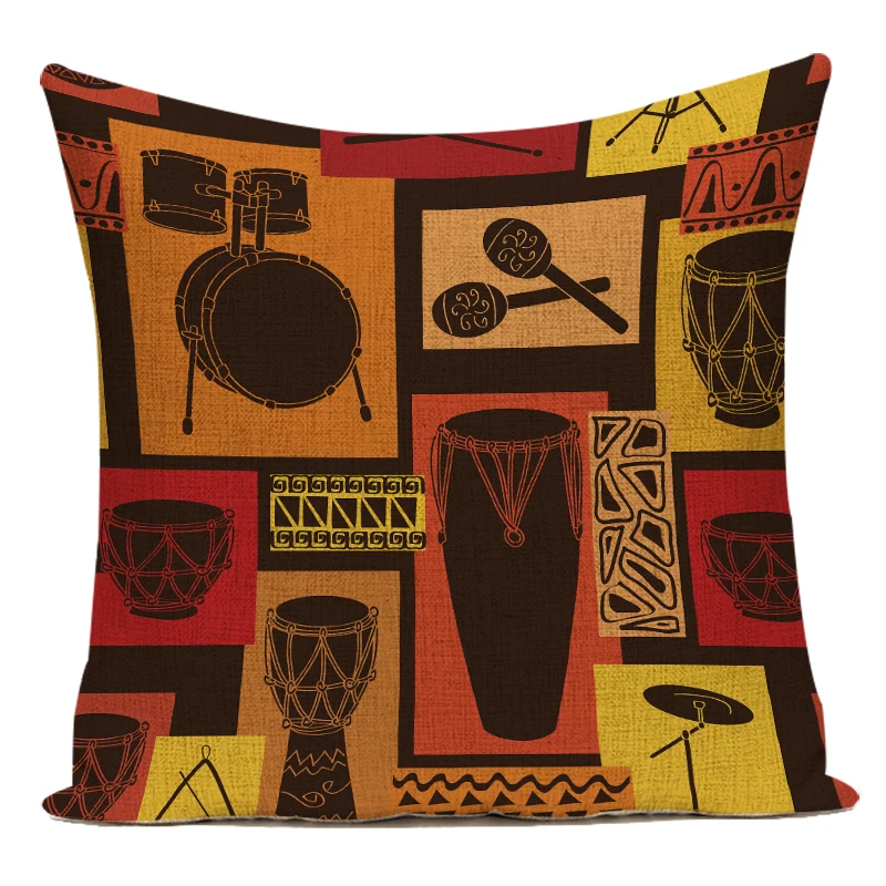 Fodera per cuscino retrò donna - Musical Instrument In Africa recensione e prezzo