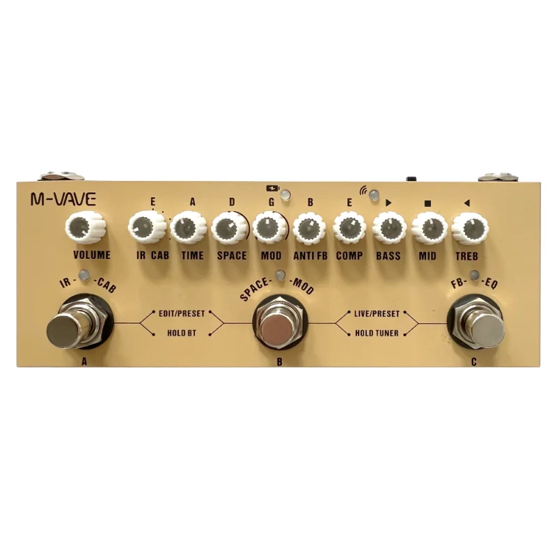 M-vave Cube BABY Pedale multie - Acoustic Guitar Dreadnought recensione e prezzo